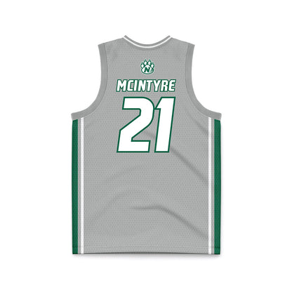 Northwest Missouri State - NCAA Baseball : Dylan McIntyre - Grey Basketball Jersey-1