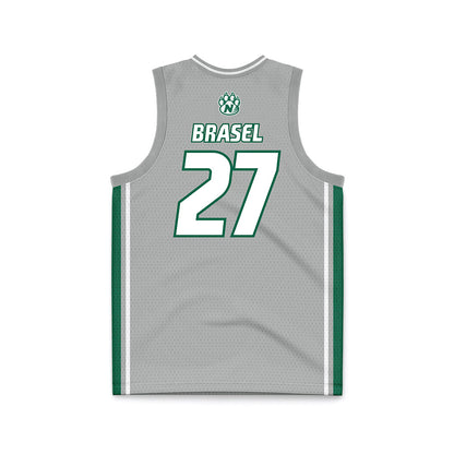 Northwest Missouri State - NCAA Baseball : Logan Brasel - Grey Basketball Jersey-1
