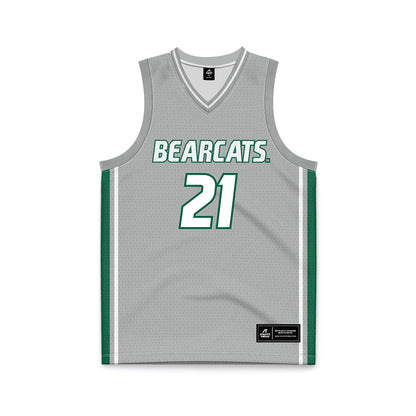Northwest Missouri State - NCAA Baseball : Dylan McIntyre - Grey Basketball Jersey-0