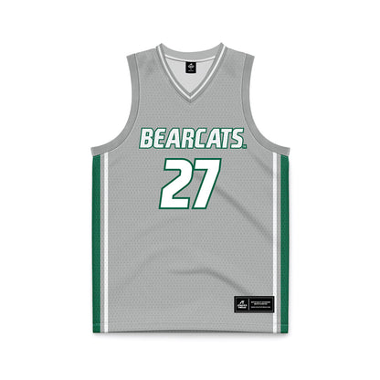 Northwest Missouri State - NCAA Baseball : Logan Brasel - Grey Basketball Jersey-0