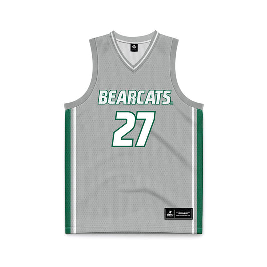 Northwest Missouri State - NCAA Baseball : Logan Brasel - Grey Basketball Jersey-0