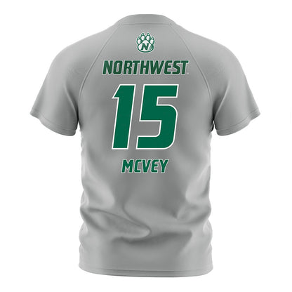 Northwest Missouri State - NCAA Women's Soccer : Lydia McVey - Grey Soccer Jersey-1