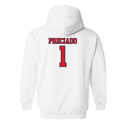 Gonzaga - NCAA Men's Soccer : Chema Preciado - Classic Shersey Hooded Sweatshirt-1