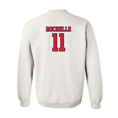 Gonzaga - NCAA Men's Soccer : Talan Rochelle - Classic Shersey Crewneck Sweatshirt-1