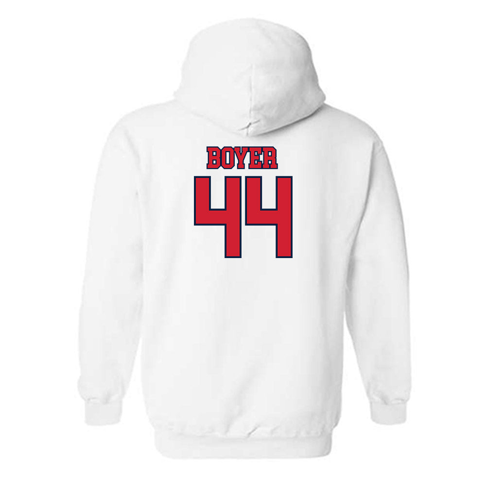 Gonzaga - NCAA Baseball : Carson Boyer - Classic Shersey Hooded Sweatshirt-1