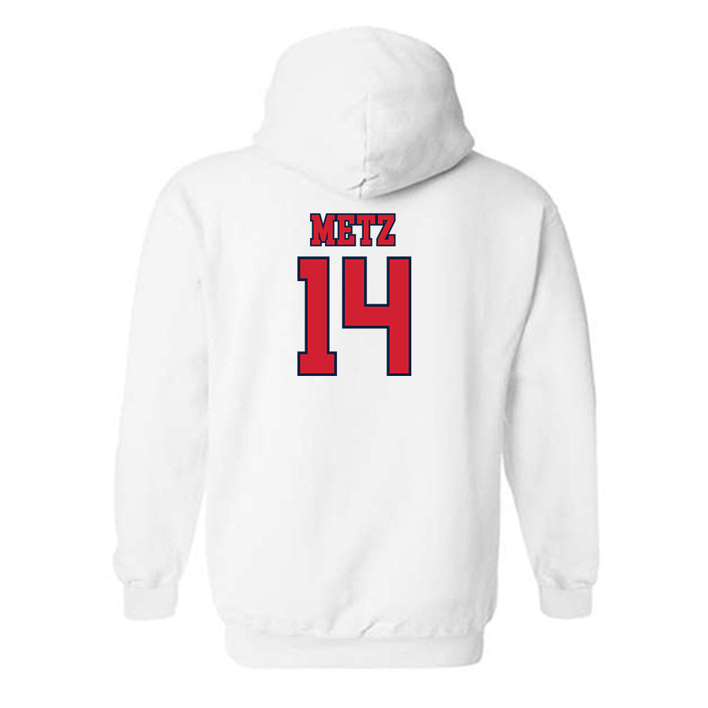 Gonzaga - NCAA Men's Basketball : Alonzo Metz - Classic Shersey Hooded Sweatshirt-1