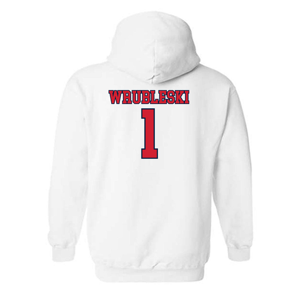 Gonzaga - NCAA Baseball : Jacob Wrubleski - Classic Shersey Hooded Sweatshirt-1