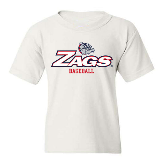 Gonzaga - NCAA Baseball : Quinn Hubbs - Classic Shersey Youth T-Shirt-0