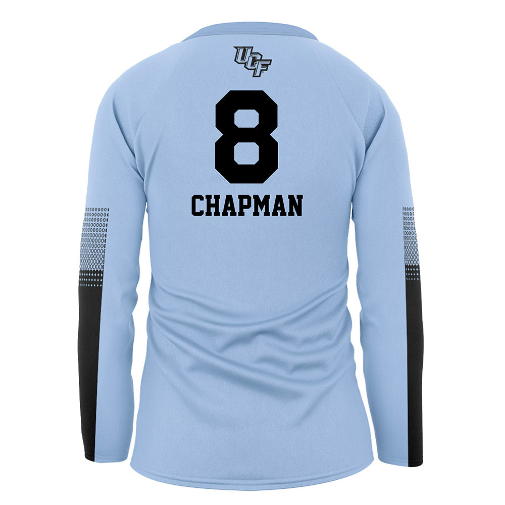Central Florida - NCAA Women's Volleyball : Ella Chapman - Blue Volleyball Jersey-1