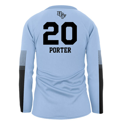 Central Florida - NCAA Women's Volleyball : Mikayla Porter - Blue Volleyball Jersey-1