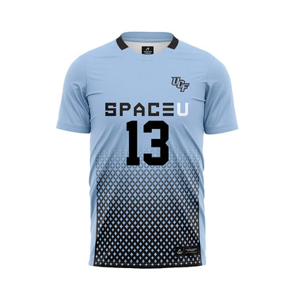 Central Florida - NCAA Women's Soccer : Maria Tregansin - Blue Soccer Jersey-0