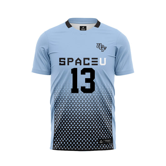 Central Florida - NCAA Women's Soccer : Maria Tregansin - Blue Soccer Jersey-0