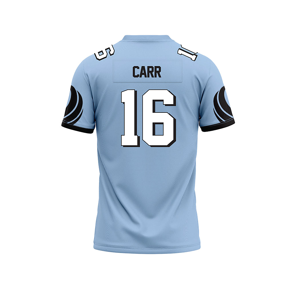 Central Florida - NCAA Football : Dante Carr - Blue Premium Football Jersey-1