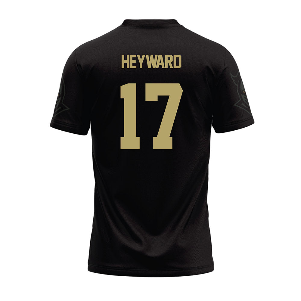 Central Florida - NCAA Football : Jaylen Heyward - Black Football Jersey-1
