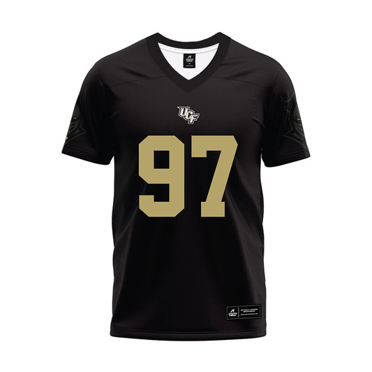 Central Florida - NCAA Football : Joshua Schell - Black Football Jersey-0