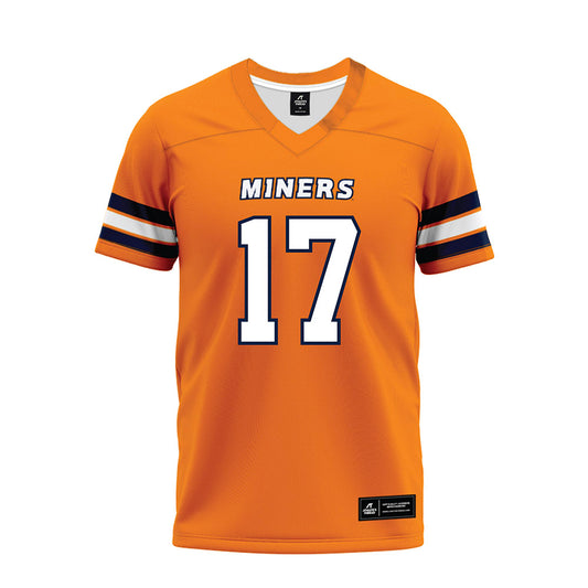 UTEP - NCAA Football : Cash Cheeks - Premium Football Jersey-0