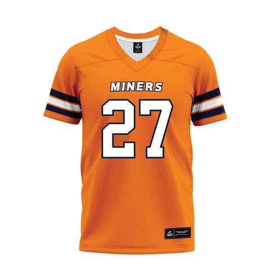UTEP - NCAA Football : Justin Content - Premium Football Jersey-0