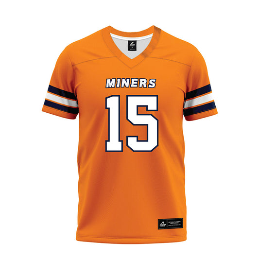 UTEP - NCAA Football : Kode Lowe - Premium Football Jersey-0