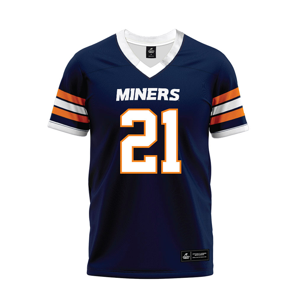UTEP - NCAA Football : Joshua Wallace - Premium Football Jersey-0