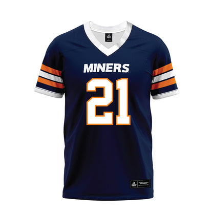 UTEP - NCAA Football : Joshua Wallace - Premium Football Jersey-0