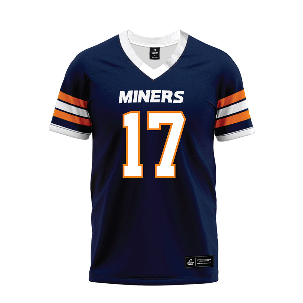 UTEP - NCAA Football : Cash Cheeks - Premium Football Jersey-0
