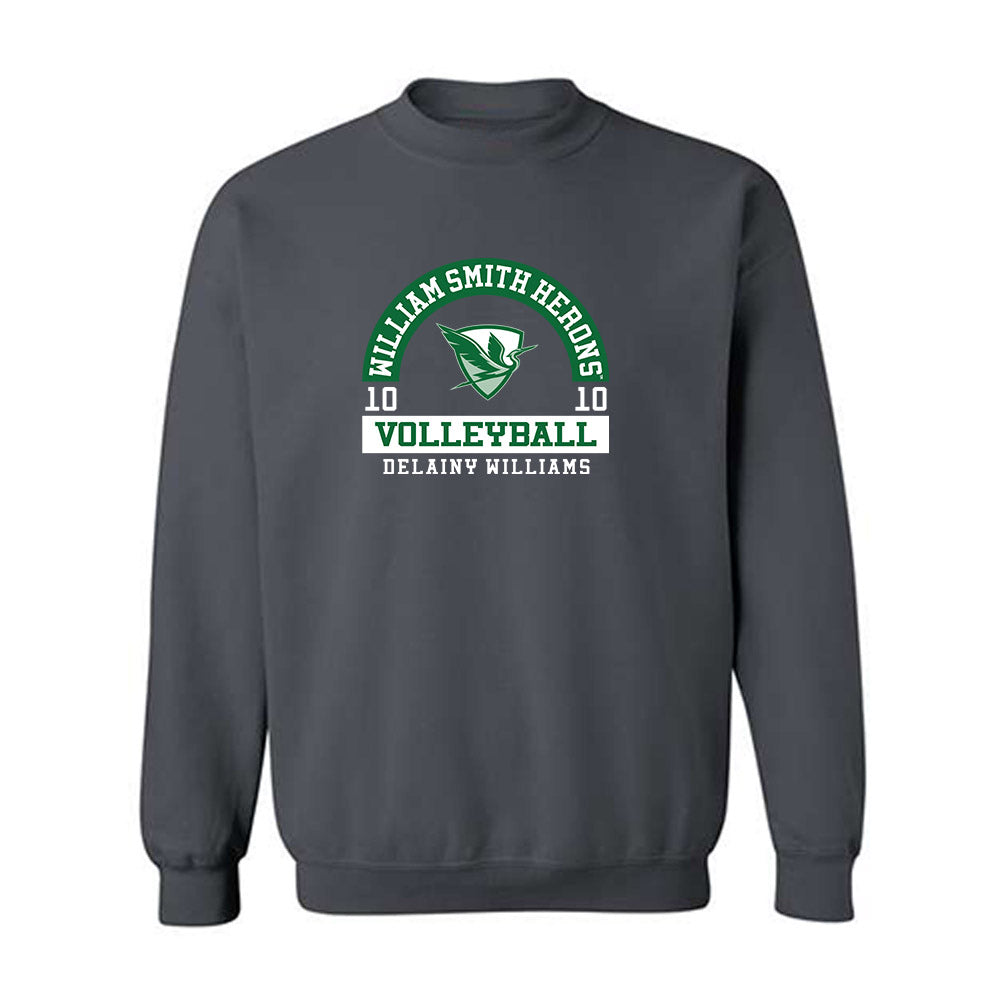 HWS - NCAA Women's Volleyball : Delainy Williams - Classic Fashion Shersey Crewneck Sweatshirt-0