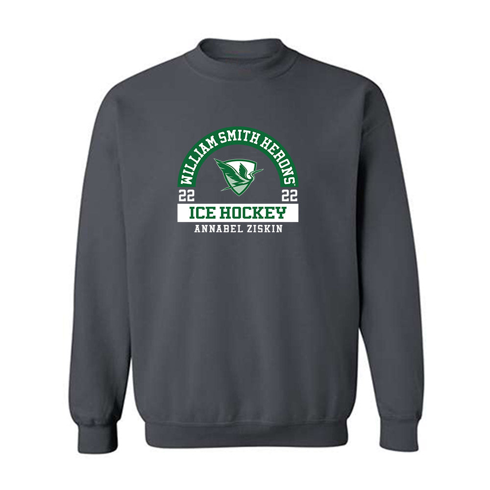 HWS - NCAA Women's Ice Hockey : Annabel Ziskin - Classic Fashion Shersey Crewneck Sweatshirt