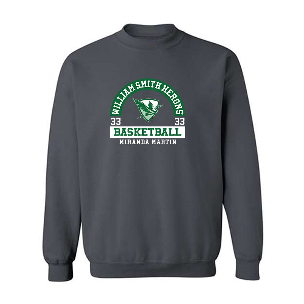 HWS - NCAA Women's Basketball : Miranda Martin - Classic Fashion Shersey Crewneck Sweatshirt-0