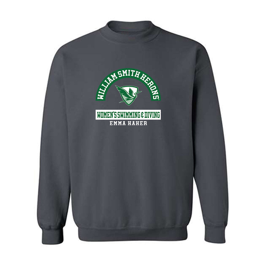 HWS - NCAA Women's Swimming & Diving : Emma Haher - Classic Fashion Shersey Crewneck Sweatshirt