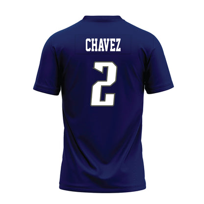 Rice - NCAA Football : Jo Chavez - Navy Blue Premium Football Jersey-1