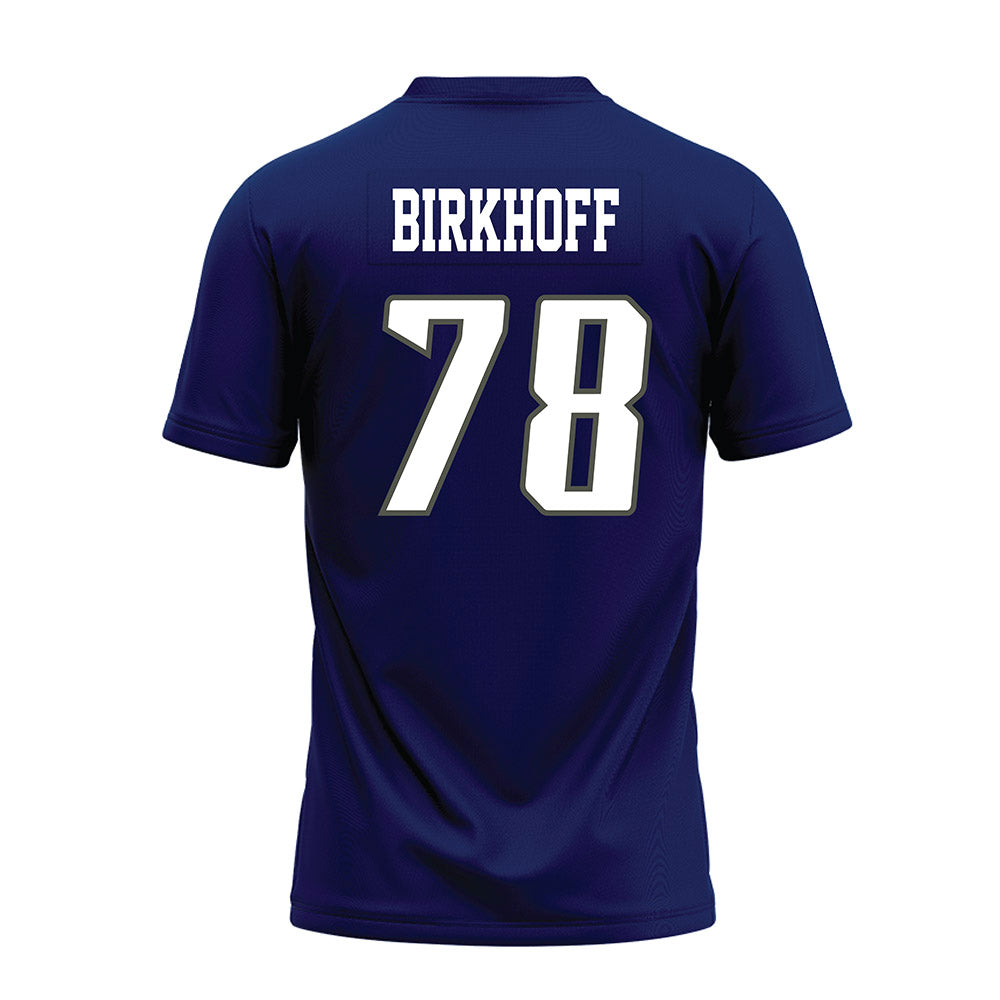 Rice - NCAA Football : Erben Birkhoff - Navy Blue Premium Football Jersey-1