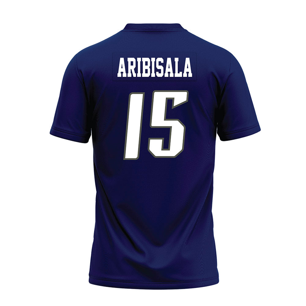 Rice - NCAA Football : Matthew Aribisala - Navy Blue Premium Football Jersey-1