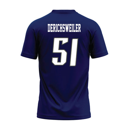 Rice - NCAA Football : Phoenix Derichsweiler - Navy Blue Premium Football Jersey-1