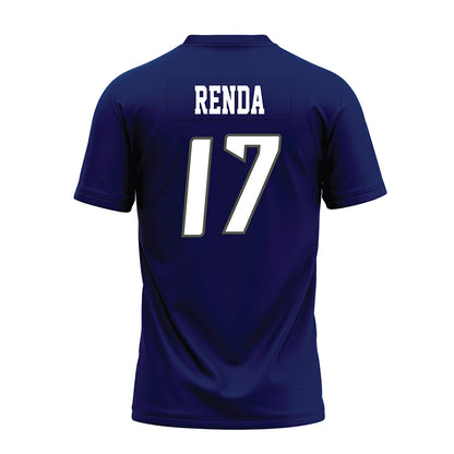 Rice - NCAA Football : Jake Renda - Navy Blue Premium Football Jersey-1