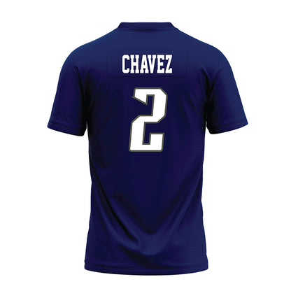 Rice - NCAA Football : Jo Chavez - Navy Blue Premium Football Jersey-1