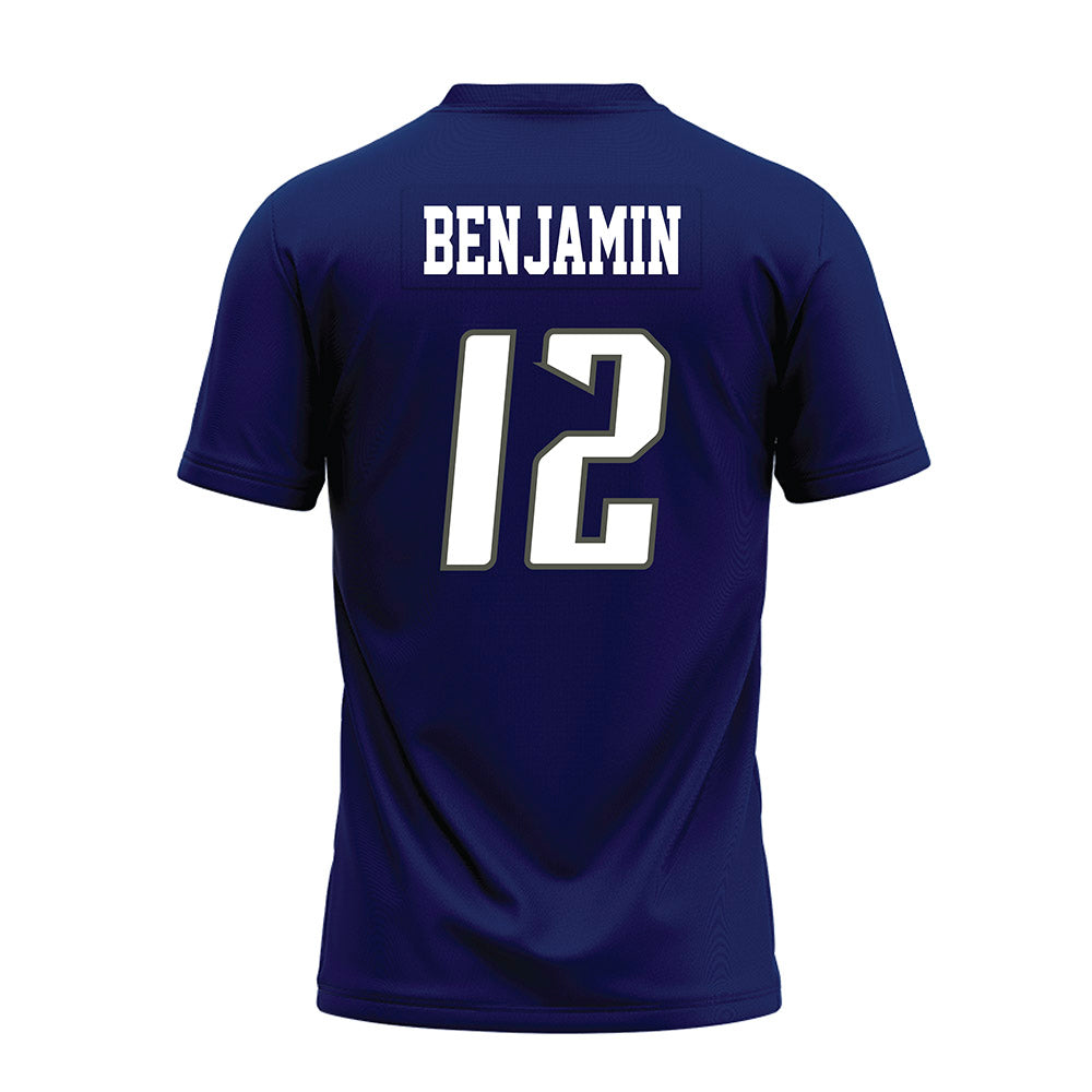 Rice - NCAA Football : Jamir Benjamin - Navy Blue Premium Football Jersey-1