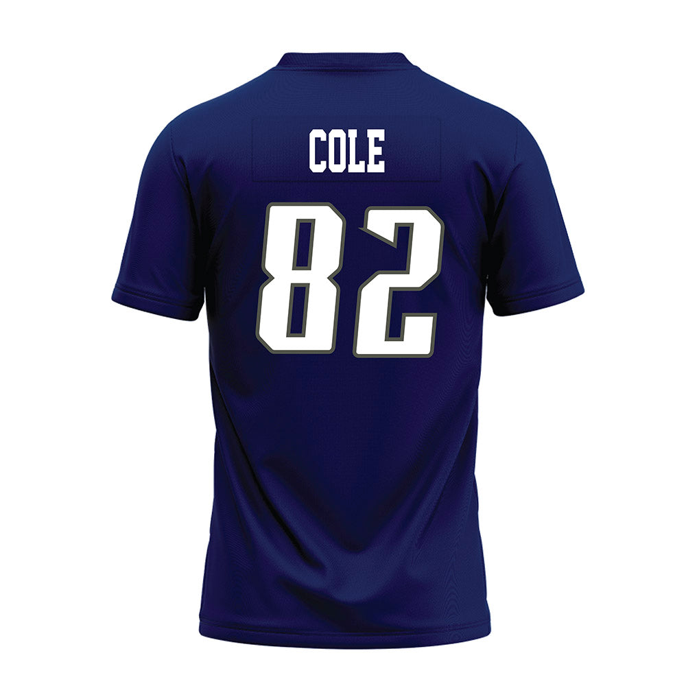 Rice - NCAA Football : Colton Cole - Navy Blue Premium Football Jersey-1