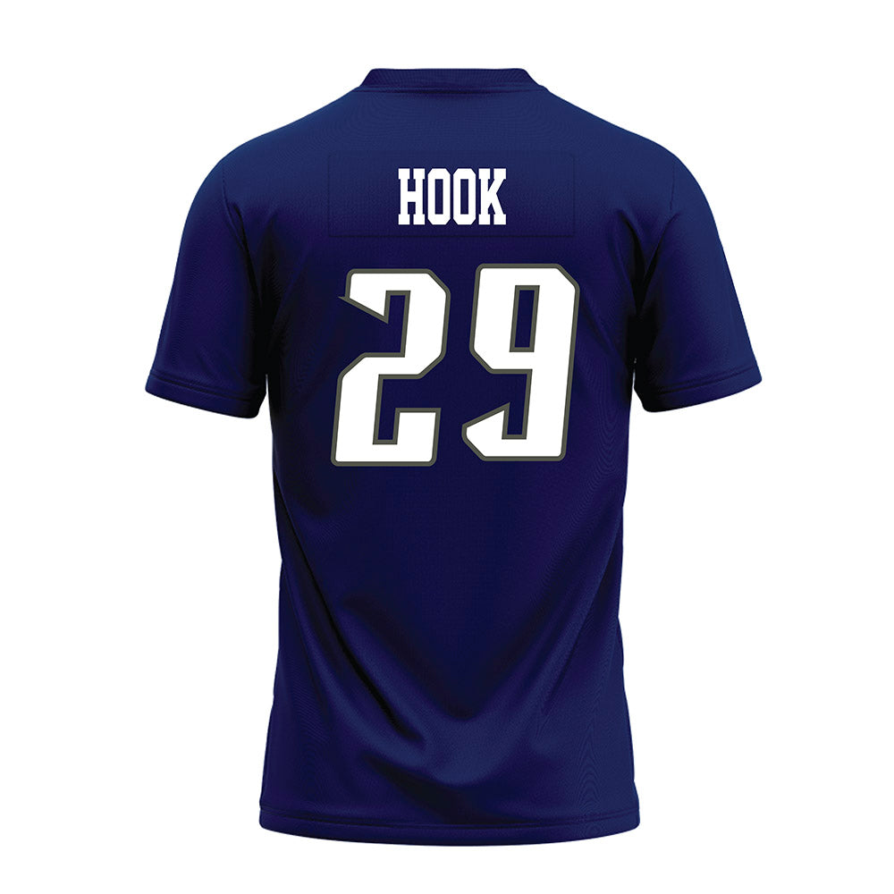 Rice - NCAA Football : Daveon Hook - Navy Blue Premium Football Jersey-1