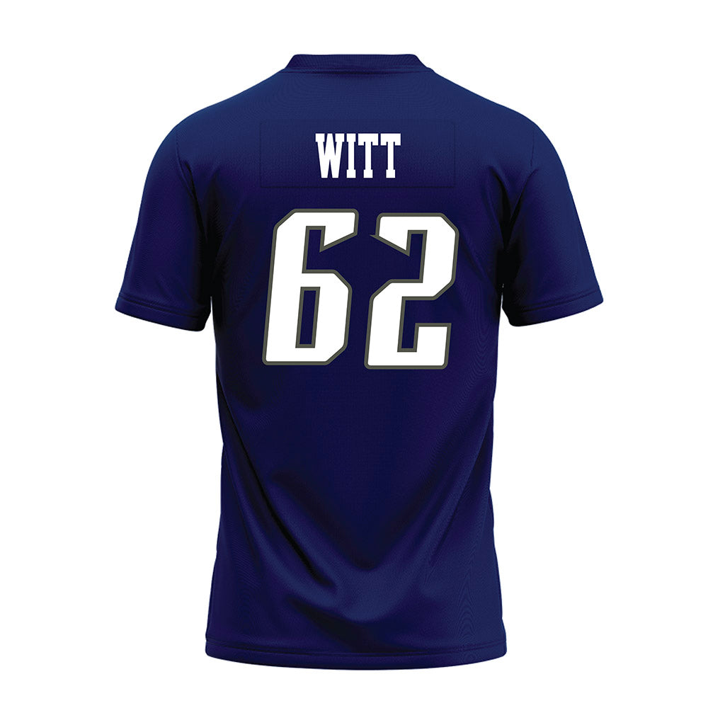 Rice - NCAA Football : Cullen Witt - Navy Blue Premium Football Jersey-1