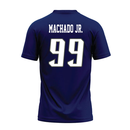 Rice - NCAA Football : Jesus Machado Jr. - Navy Blue Premium Football Jersey-1