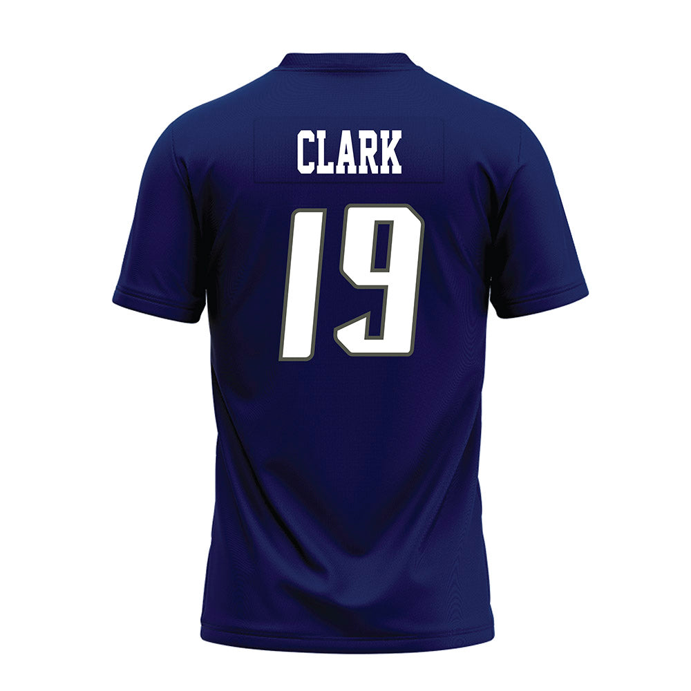 Rice - NCAA Football : Jordan Clark - Navy Blue Premium Football Jersey-1