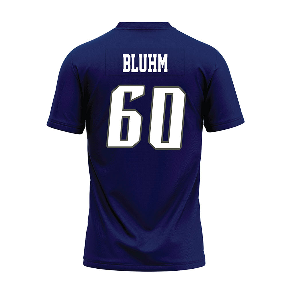 Rice - NCAA Football : Leo Bluhm - Navy Blue Premium Football Jersey-1