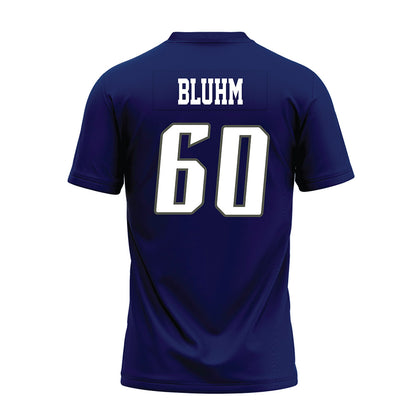 Rice - NCAA Football : Leo Bluhm - Navy Blue Premium Football Jersey-1