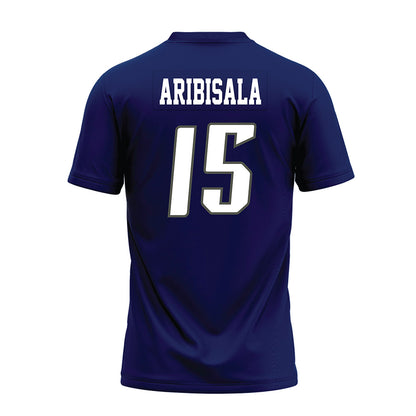 Rice - NCAA Football : Matthew Aribisala - Navy Blue Premium Football Jersey-1