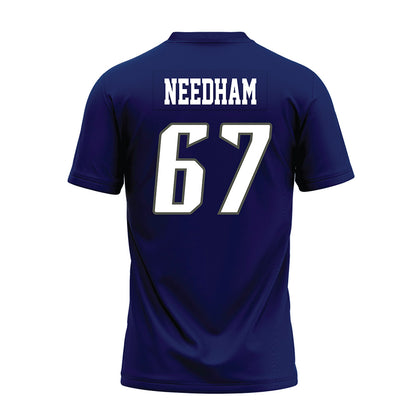 Rice - NCAA Football : Luke Needham - Navy Blue Premium Football Jersey-1