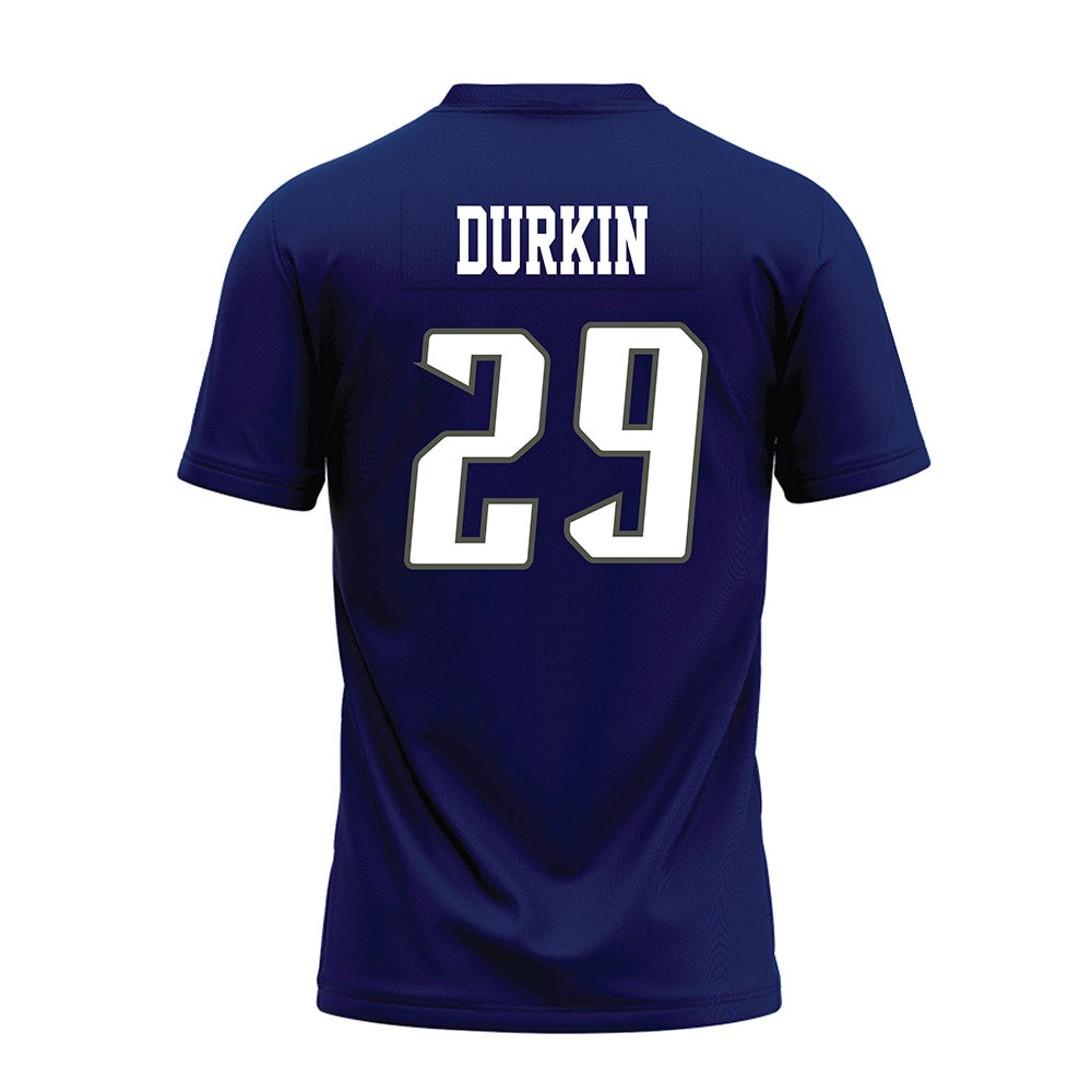 Rice - NCAA Football : Charlie Durkin - Navy Blue Premium Football Jersey-1
