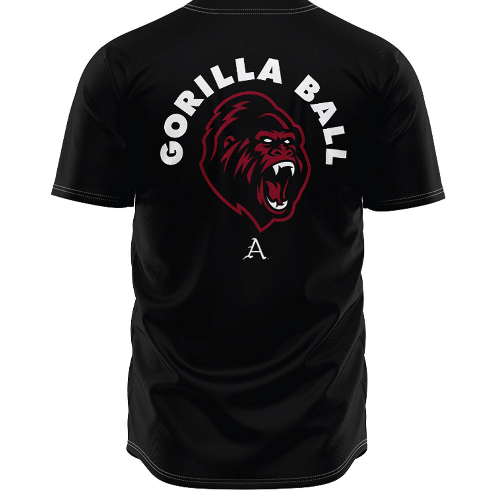 Arkansas - NCAA Baseball : Ty Burnham - Black Jersey-1