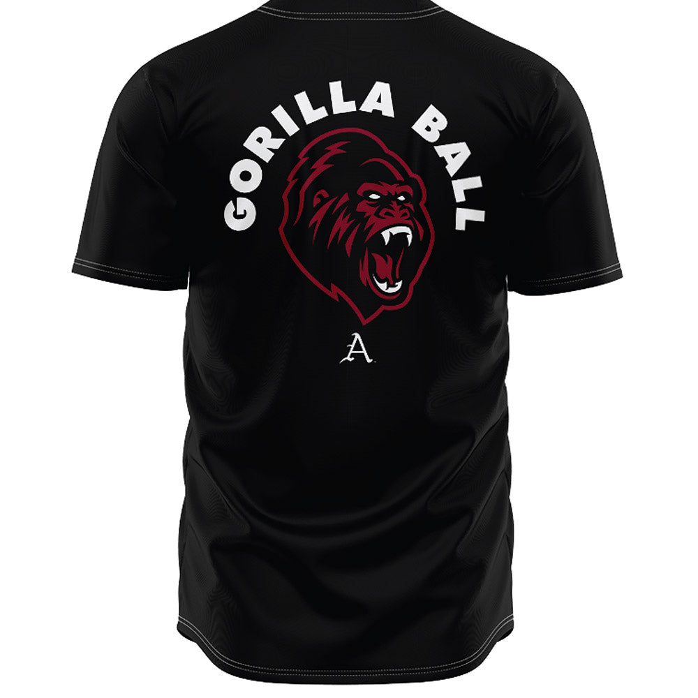Arkansas - NCAA Baseball : Parker Coil - Black Jersey-1