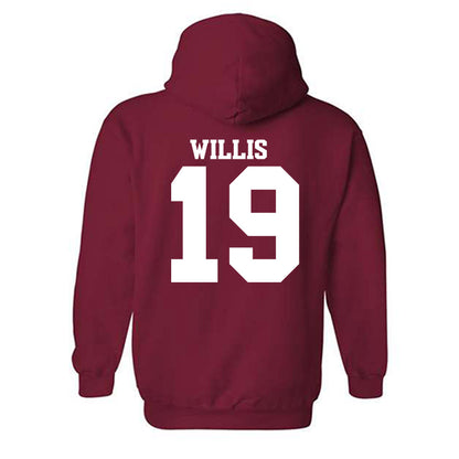 Arkansas - NCAA Baseball : Carson Willis - Classic Shersey Hooded Sweatshirt-1