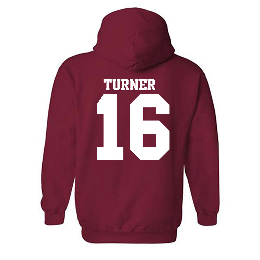 Arkansas - NCAA Baseball : Christian Turner - Classic Shersey Hooded Sweatshirt-1
